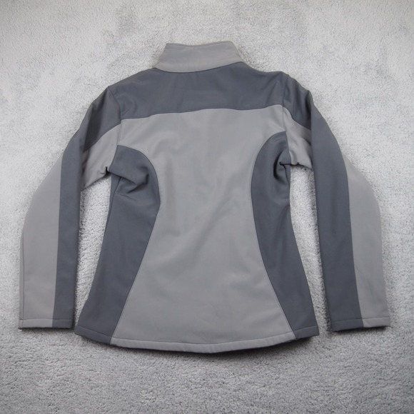 Chase Authentics Tony Stewart 14 Jacket Womens Sz Medium Gray Full zip Nascar - Picture 3 of 10